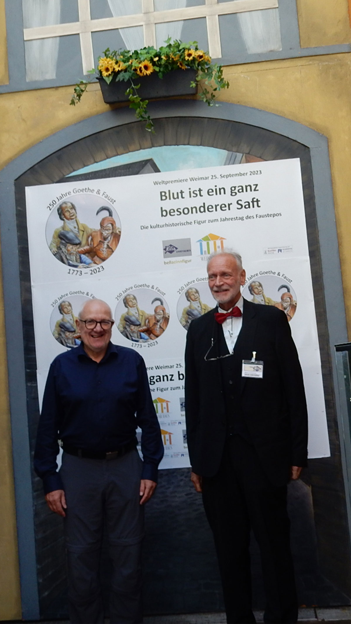 Die stolzen Initiatoren Dieter Beller und Marbod Gerstenhauer